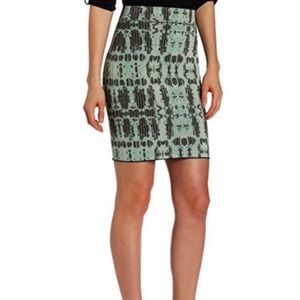 BCBG snakeskin skirt